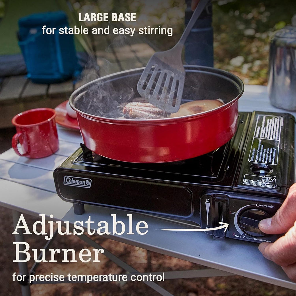 Coleman Classic 1-Burner Butane Stove, Portable Camping Cooktop with Carry Case & InstaStart Ignition