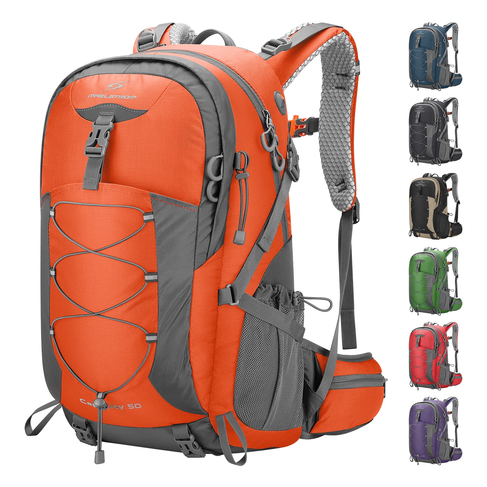 Waterproof Hiking Pack with Rain Cover
