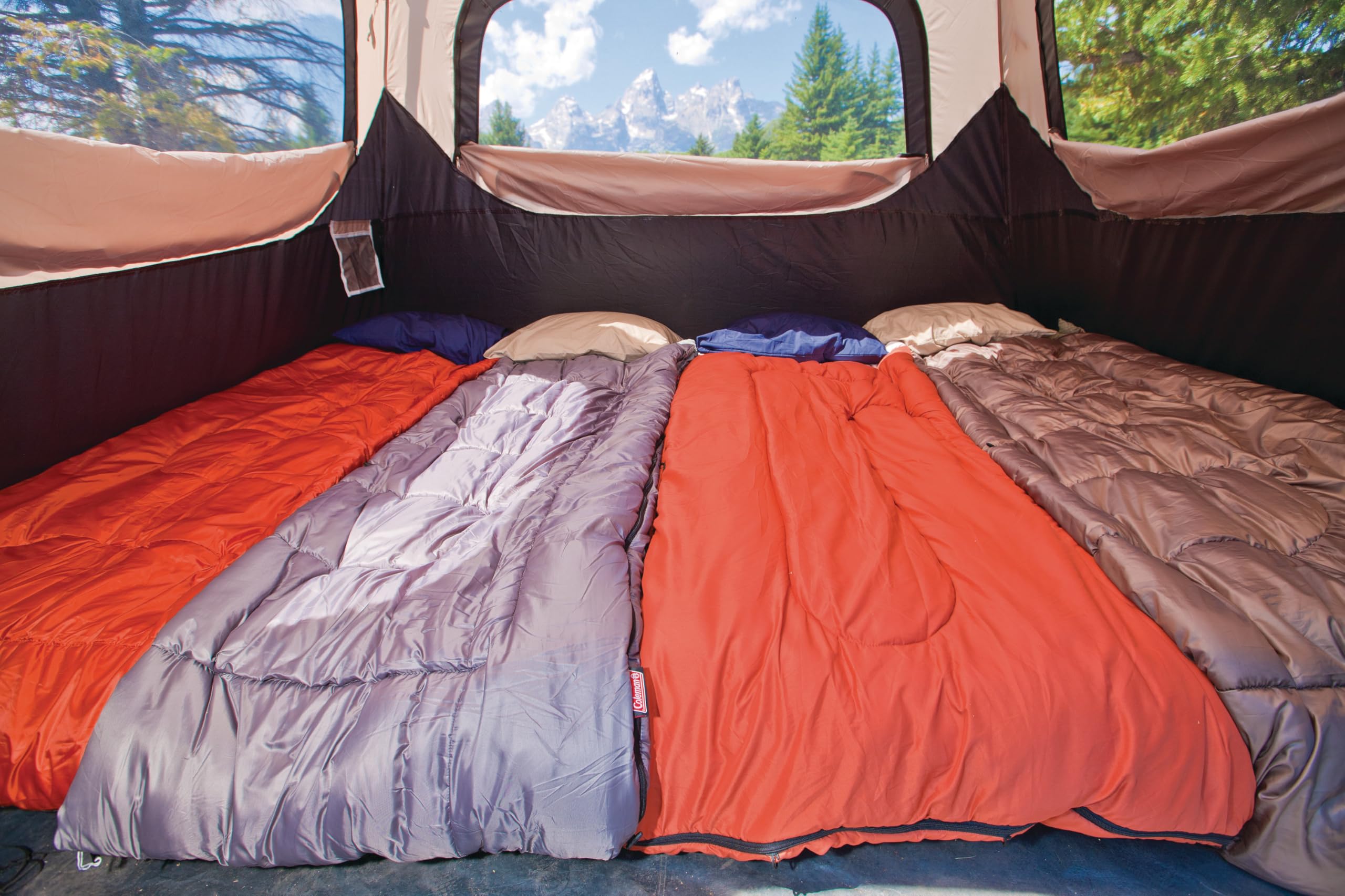 Coleman 4/6/8/10 Person Instant Camping Tent with 1-Minute Setup