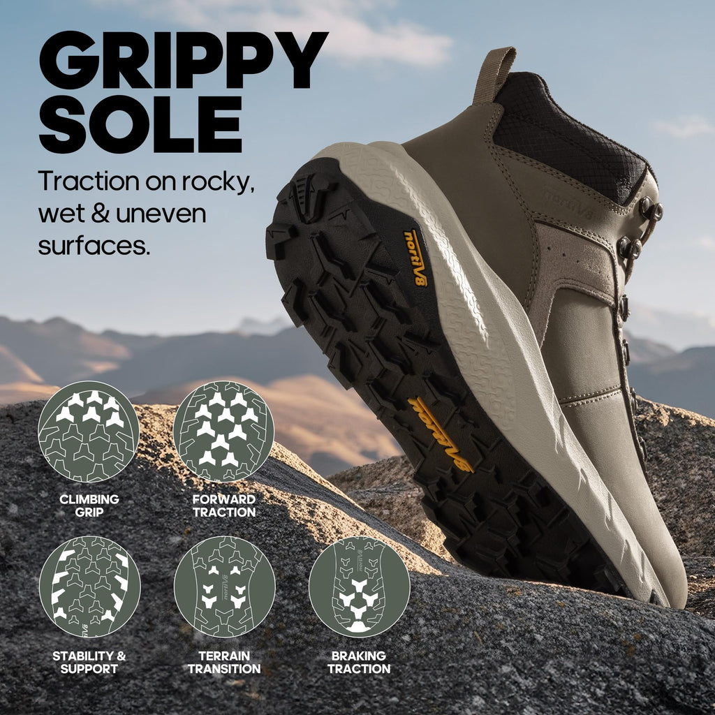 Men's Waterproof Leather DriftShield Hiking Boots