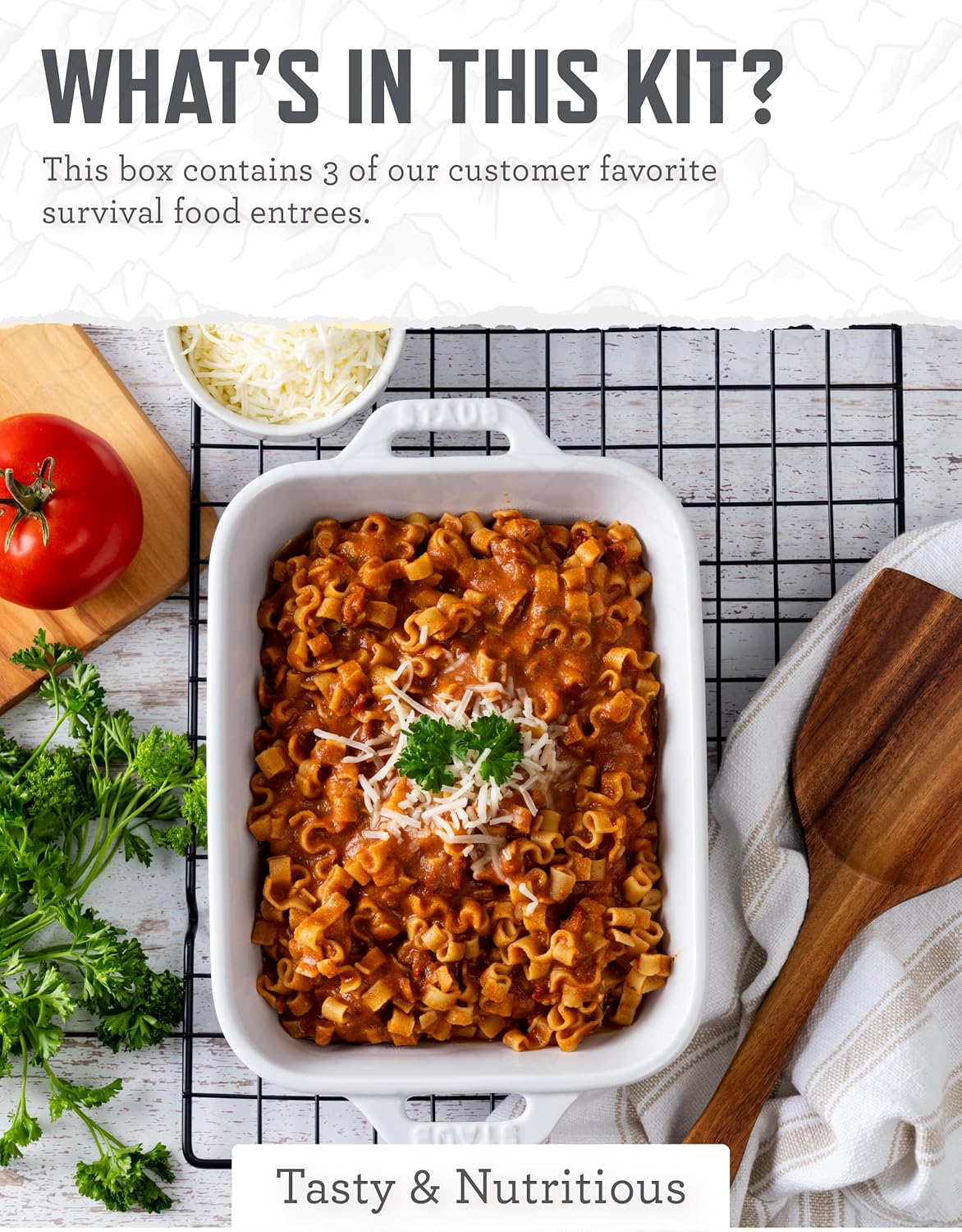 ReadyWise Emergency Food Supply - 18 Servings Survival Food Kit