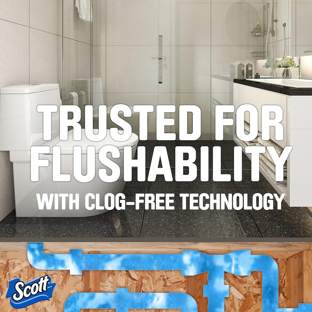 Scott Rapid-Dissolving Toilet Paper, Septic-Safe, for RVs and Boats, Biodegradable