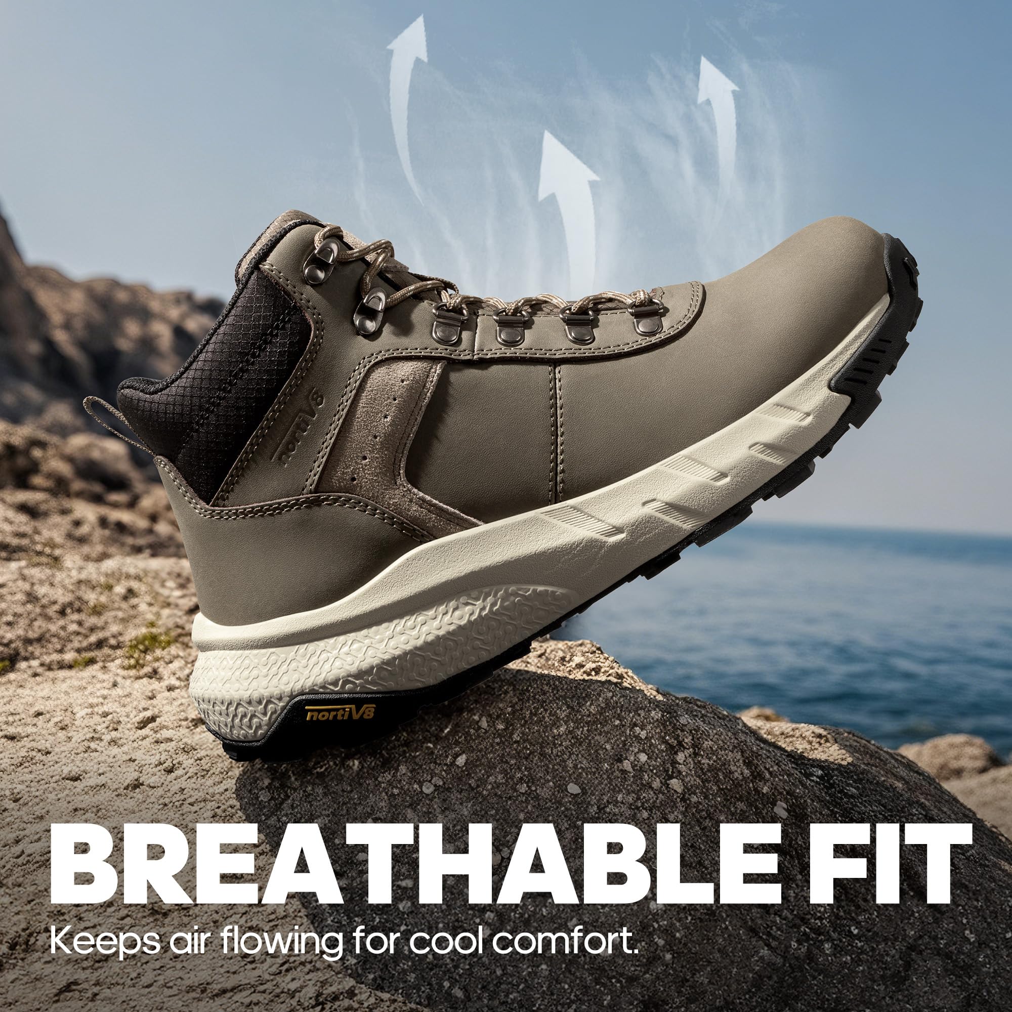 Men's Waterproof Leather DriftShield Hiking Boots