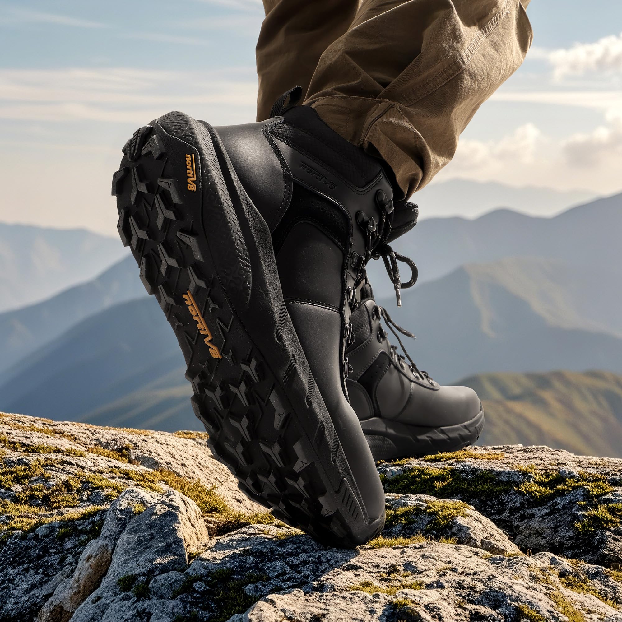Men's Waterproof Leather DriftShield Hiking Boots