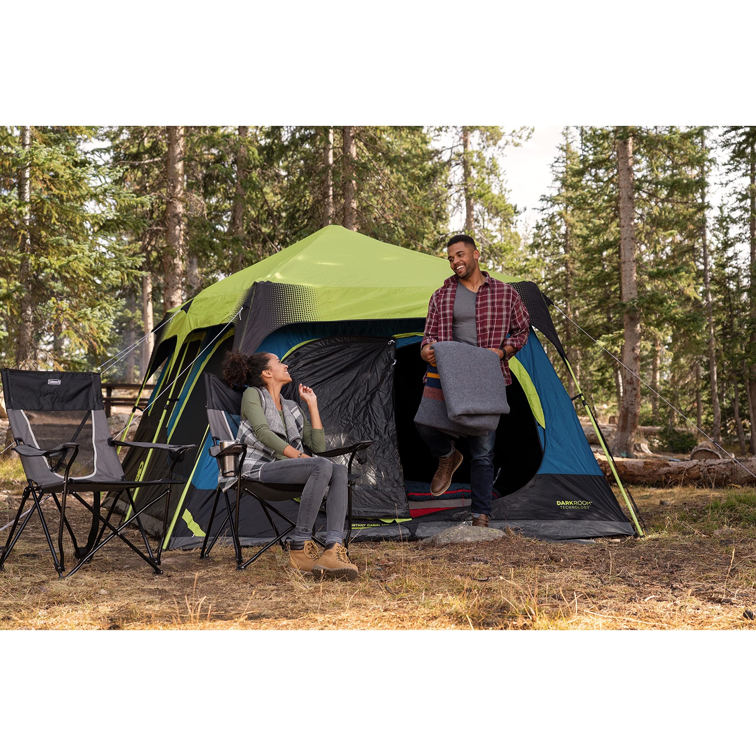 Coleman 4/6/8/10 Person Instant Camping Tent with 1-Minute Setup