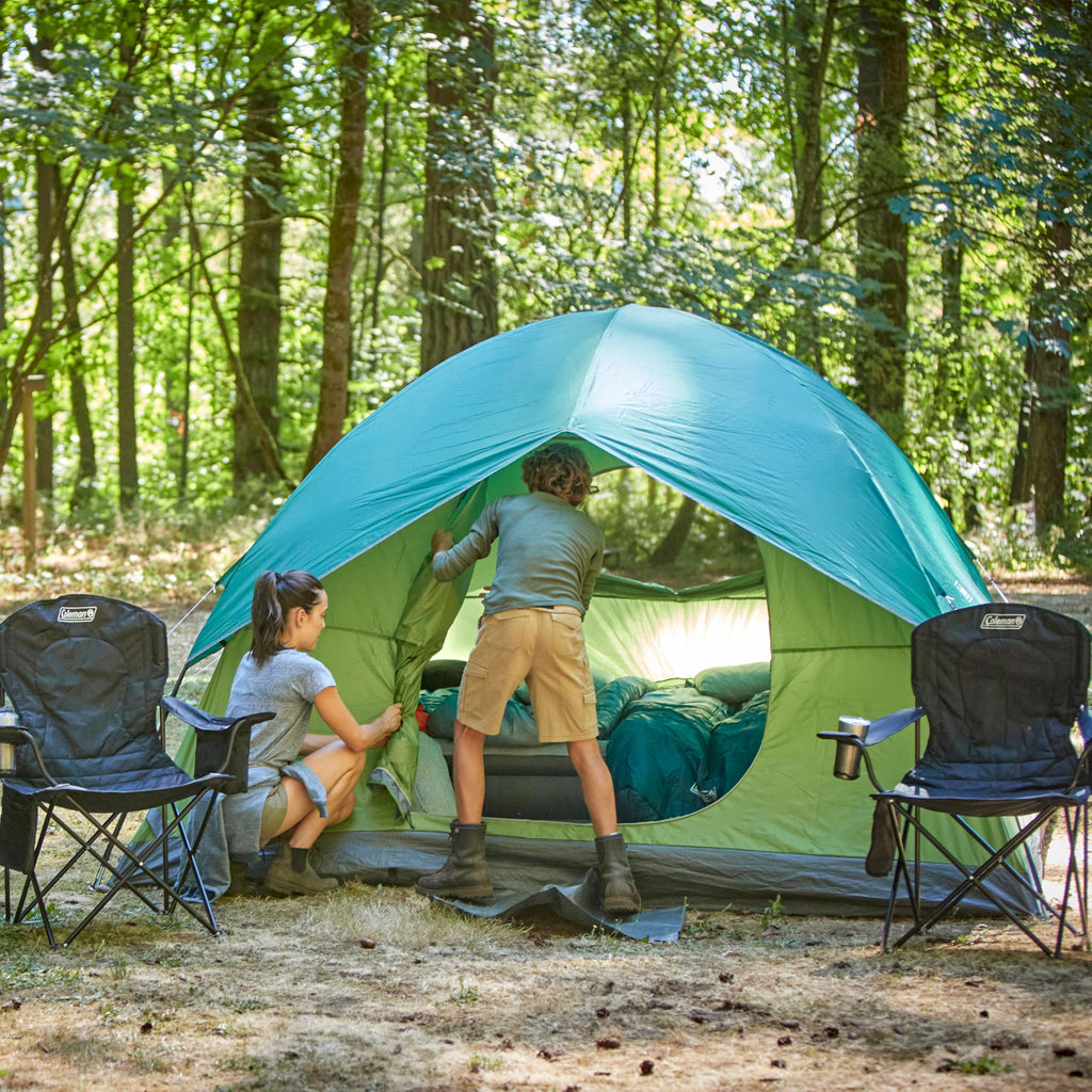 Coleman Sundome Camping Tent with Rainfly, 2/3/4/6 Person Tent Sets Up in 10 Mins, Weatherproof