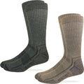 Realtree Mens 60% Merino Wool Boot Socks 2 Pair Pack Men's Shoe Size 9-13