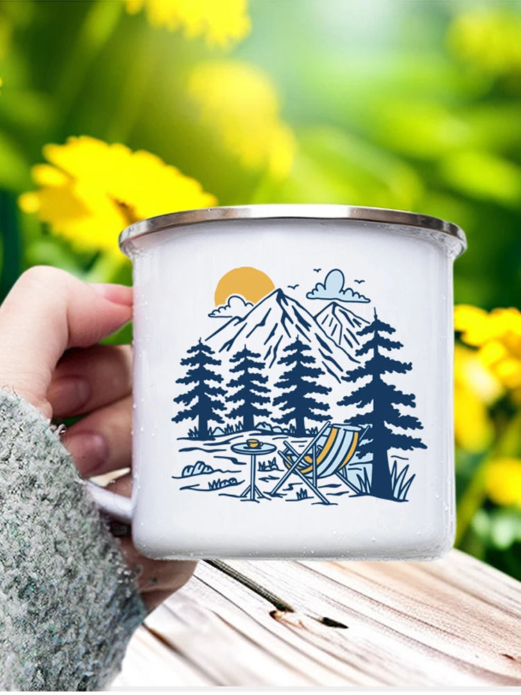 Outdoor Enamel Camping Mug