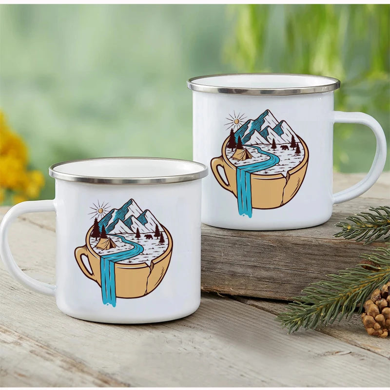 Outdoor Enamel Camping Mug